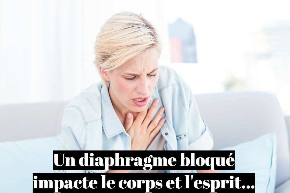 Diaphragme tendu et respiration bloquée